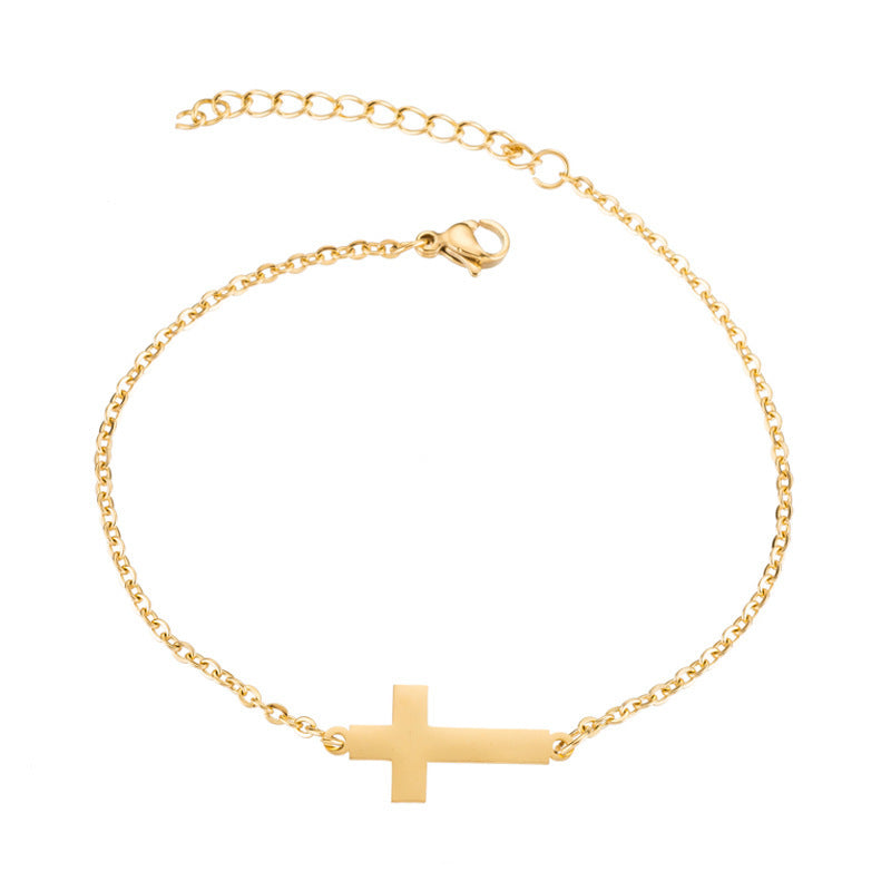 Kreuz Armband – Edelstahl Faith Bracelet | Urban Glaubensschmuck - Nolé