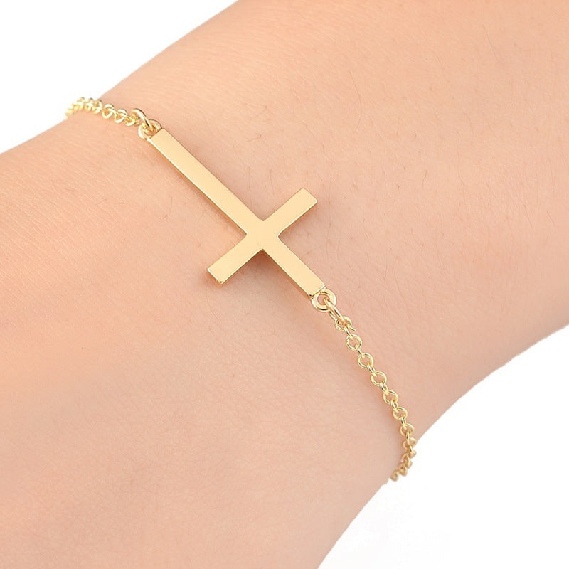 Kreuz Armband – Edelstahl Faith Bracelet | Urban Glaubensschmuck - Nolé