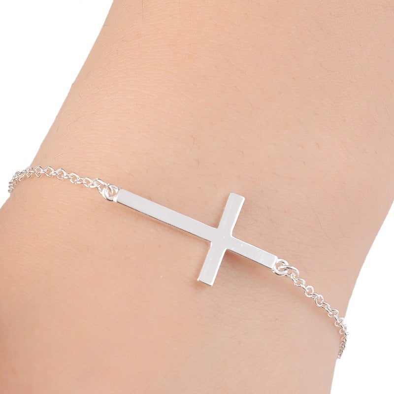 Kreuz Armband – Edelstahl Faith Bracelet | Urban Glaubensschmuck - Nolé