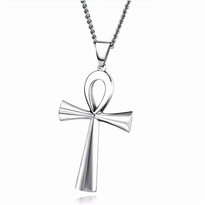 Kreuz Halskette – Edelstahl Streetwear Accessoire | Faith Over Everything - Nolé