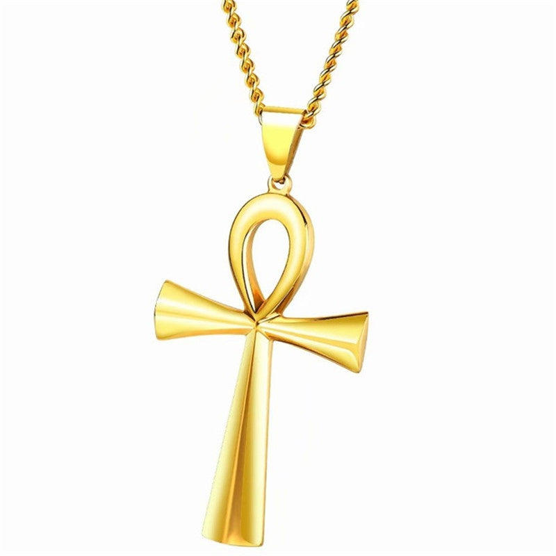 Kreuz Halskette – Edelstahl Streetwear Accessoire | Faith Over Everything - Nolé