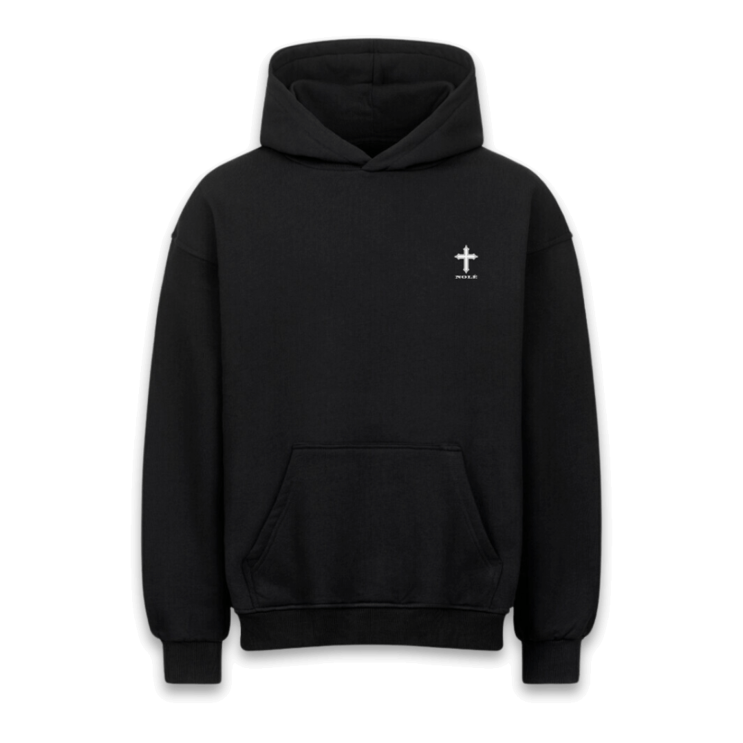 CROSS LOGO OVERSIZED HOODIE - Nolé