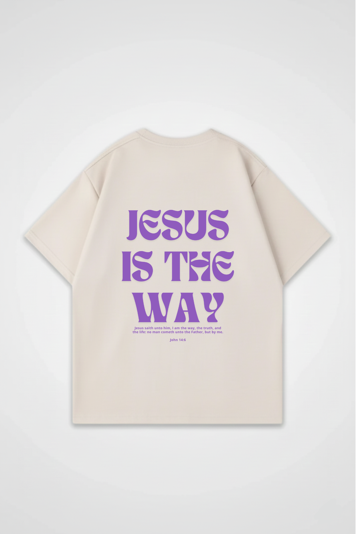 JESUS IS THE WAY OVERSIZED TEE