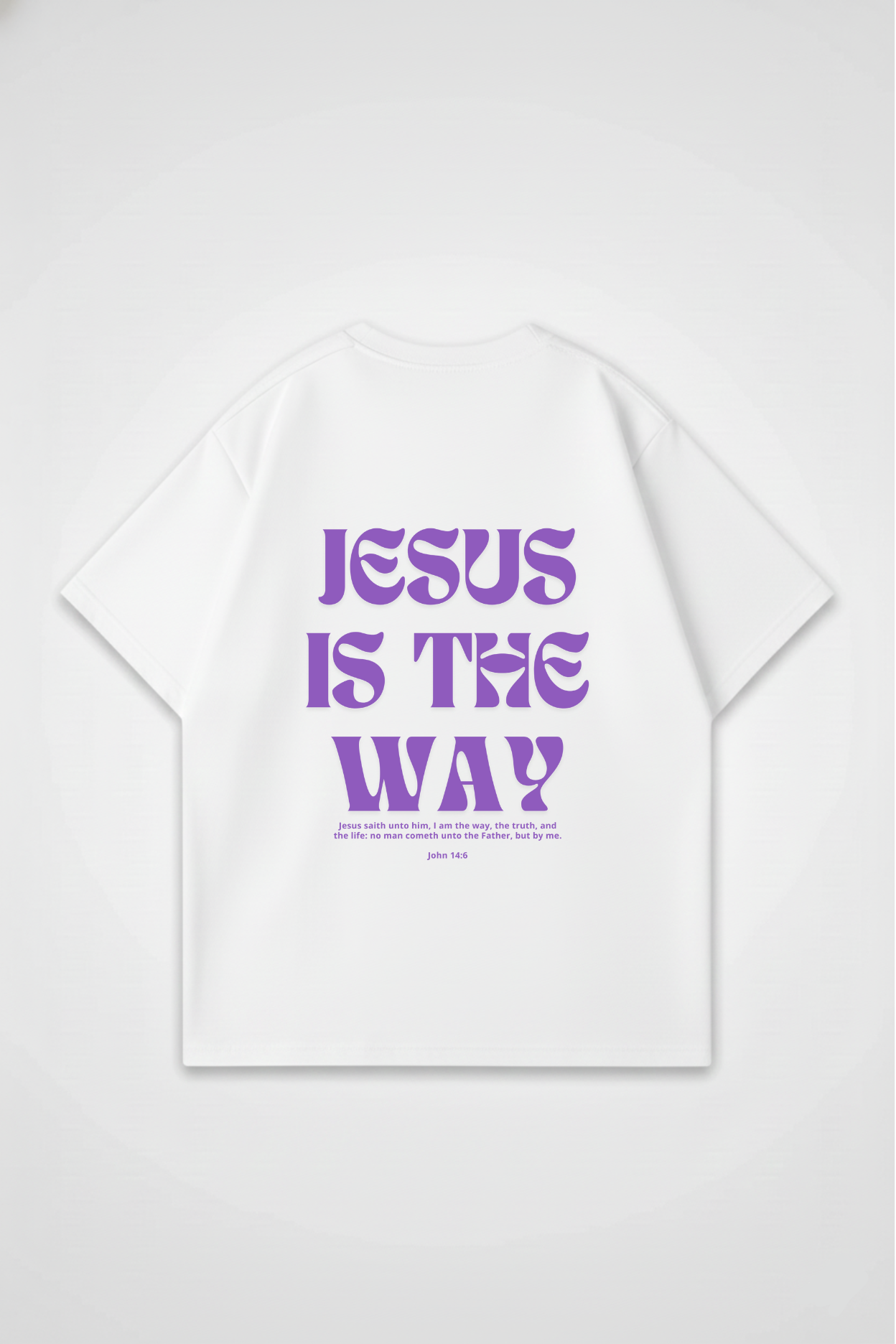 JESUS IS THE WAY OVERSIZED TEE