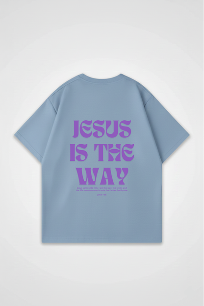 JESUS IS THE WAY OVERSIZED TEE