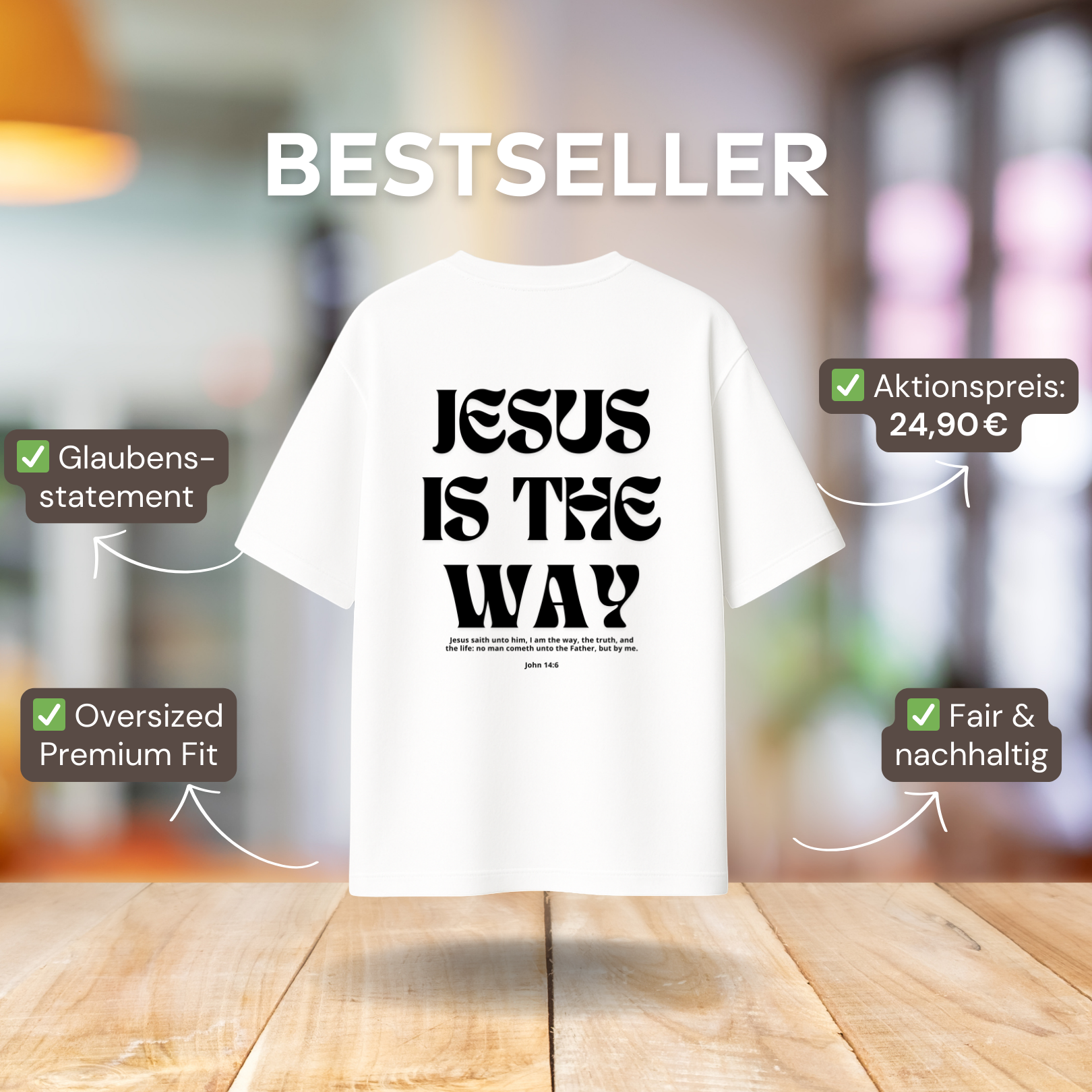 JESUS IS THE WAY WHITE - Nolé 