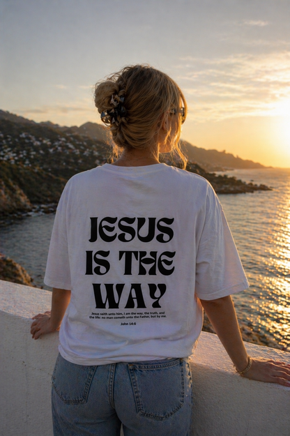 JESUS IS THE WAY WHITE