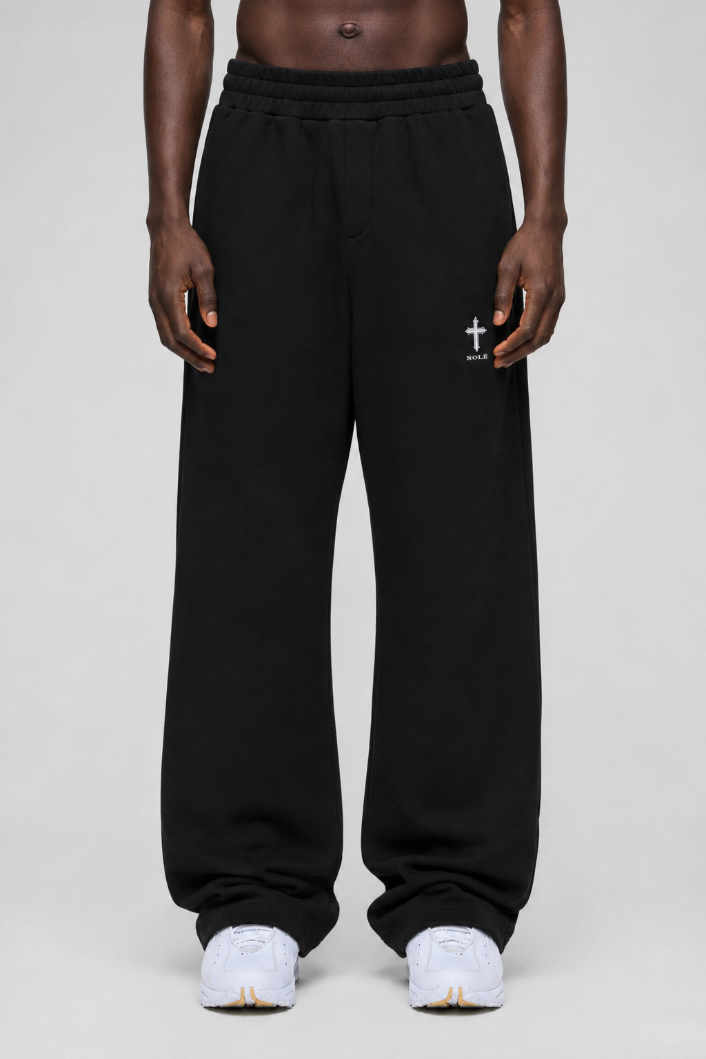 Cross Logo Openleg Jogger – Schwarz