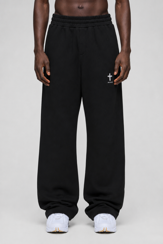 Cross Logo Openleg Jogger – Schwarz