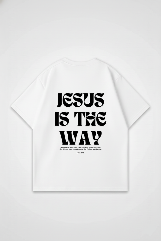 JESUS IS THE WAY WHITE