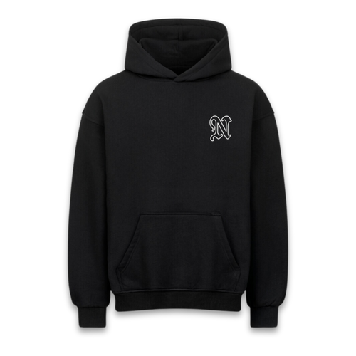 N LOGO OVERSIZED HOODIE