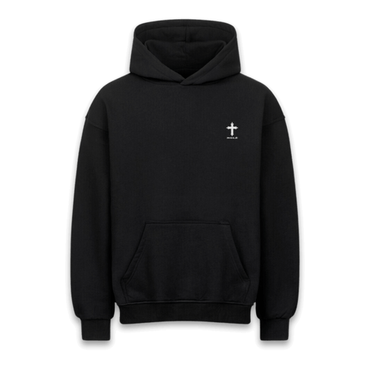CROSS LOGO OVERSIZED HOODIE - Nolé 
